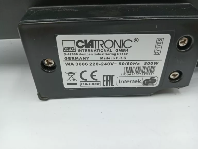 GOFROWNICA CLATRONIC WA 3606 POLECAMY