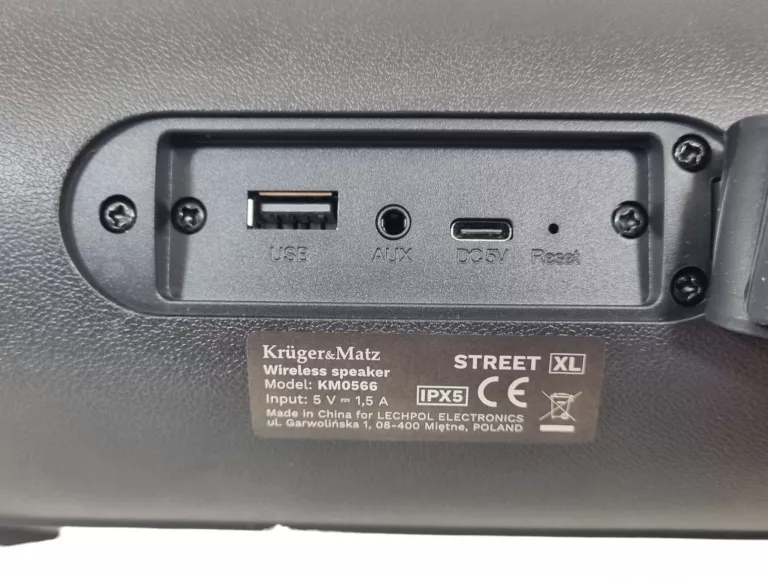 KRUGER&MATZ GŁOŚNIK BEZPRZEWODOWY BT STREET XL