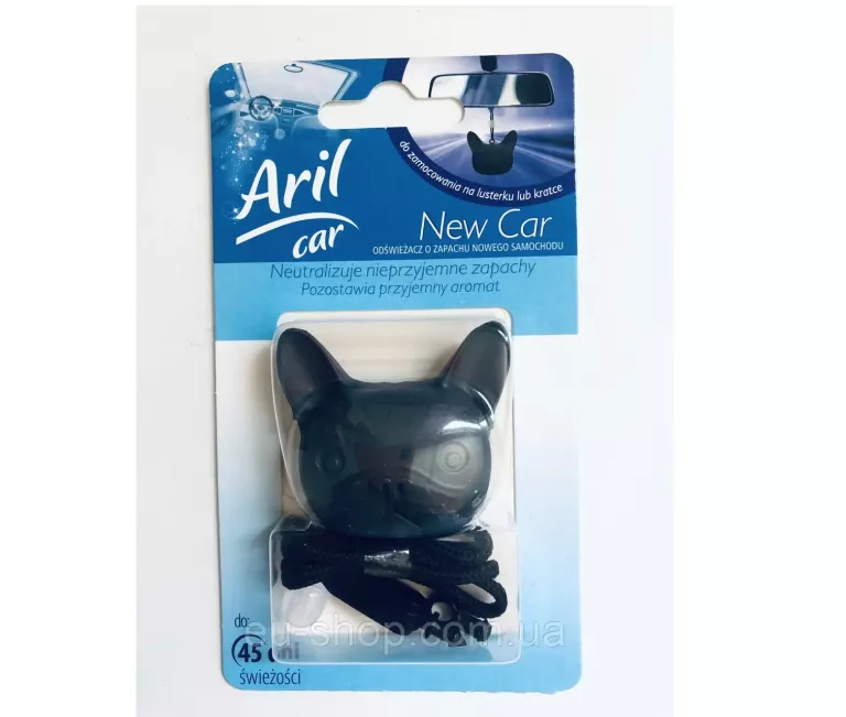 ARIL CAR ODŚWIEŻACZ KOT ZAPACH KOTEK NEW CAR