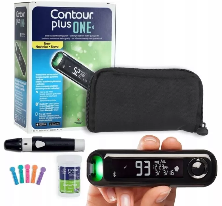 GLUKOMETR CONTOUR PLUS ONE MG/DL - KOMPLET