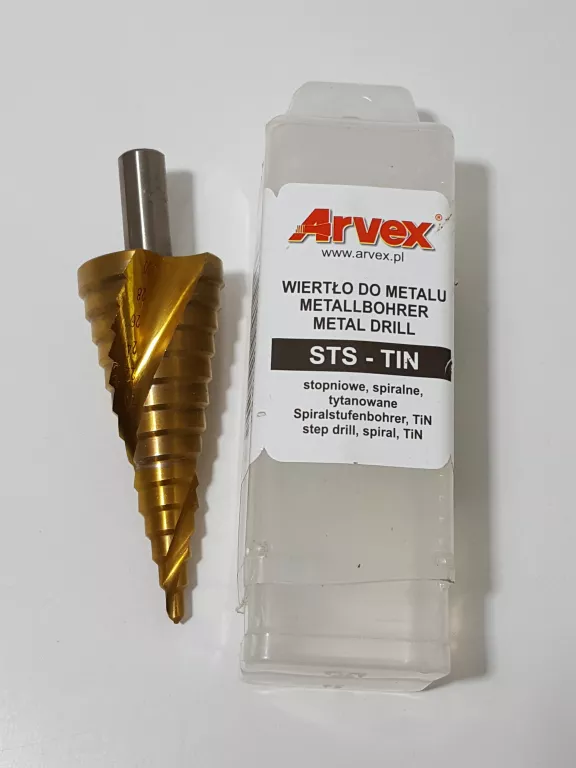 WIERTŁO STOPNIOWE DO METALU STS-TIN 4-20 ARVEX