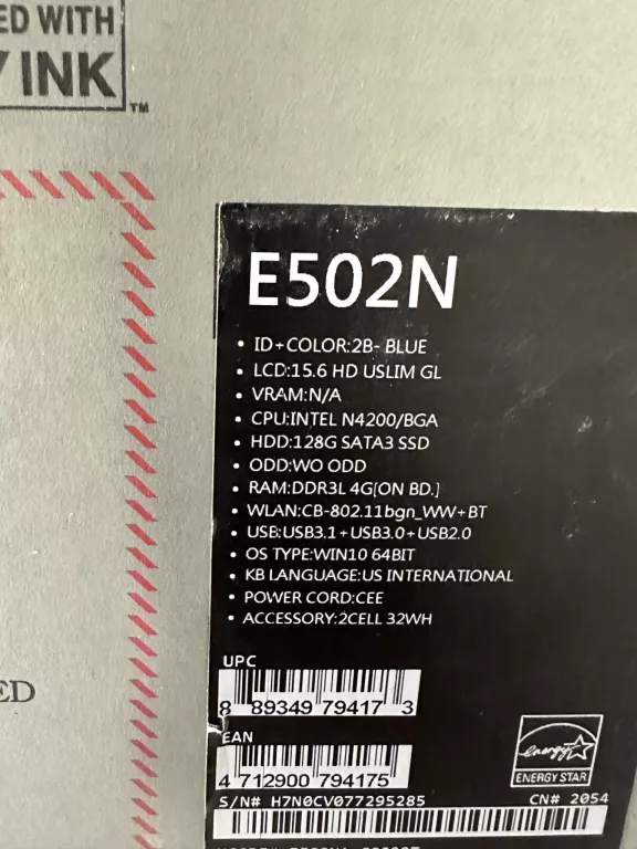 laptop-asus-e502n-128ssd-4-ram-pentium-11ghz-15-seria-procesora-intel-pentium-m