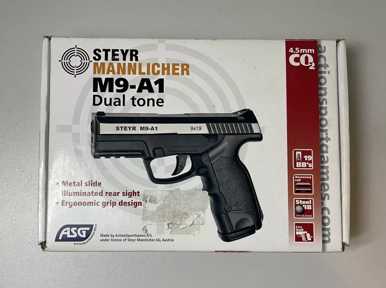 WIATRÓWKA STEYR M9-A1 DUAL TONE METAL 4,5MM/OPIS