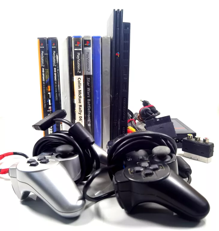 KONSOLA SONY PLAYSTATION 2+ PADY + K.PAM