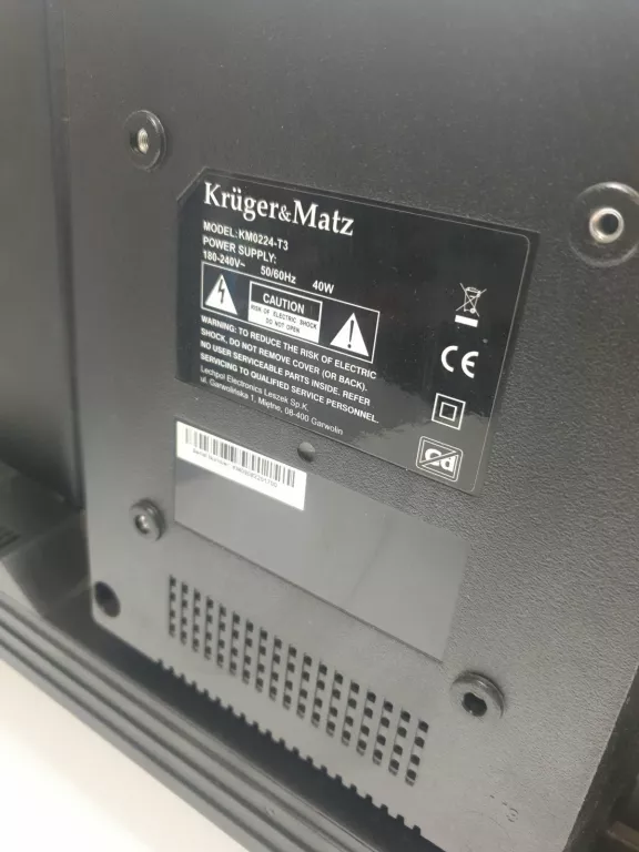 TELEWIZOR KRUGER MATZ KM0224-T3 Z PILOTEM