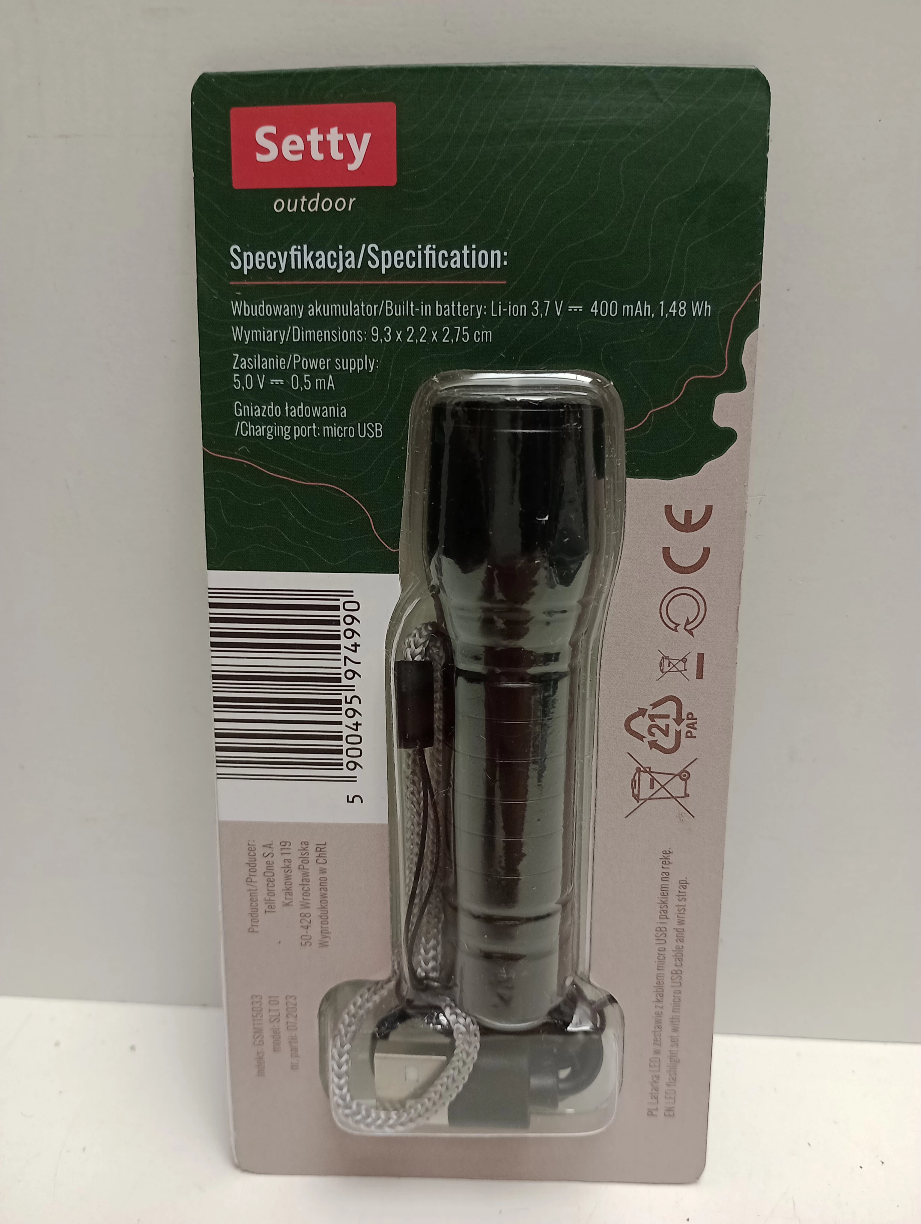 mini-latarka-led-z-akumulatorem-setty-survival-stan-uzywany