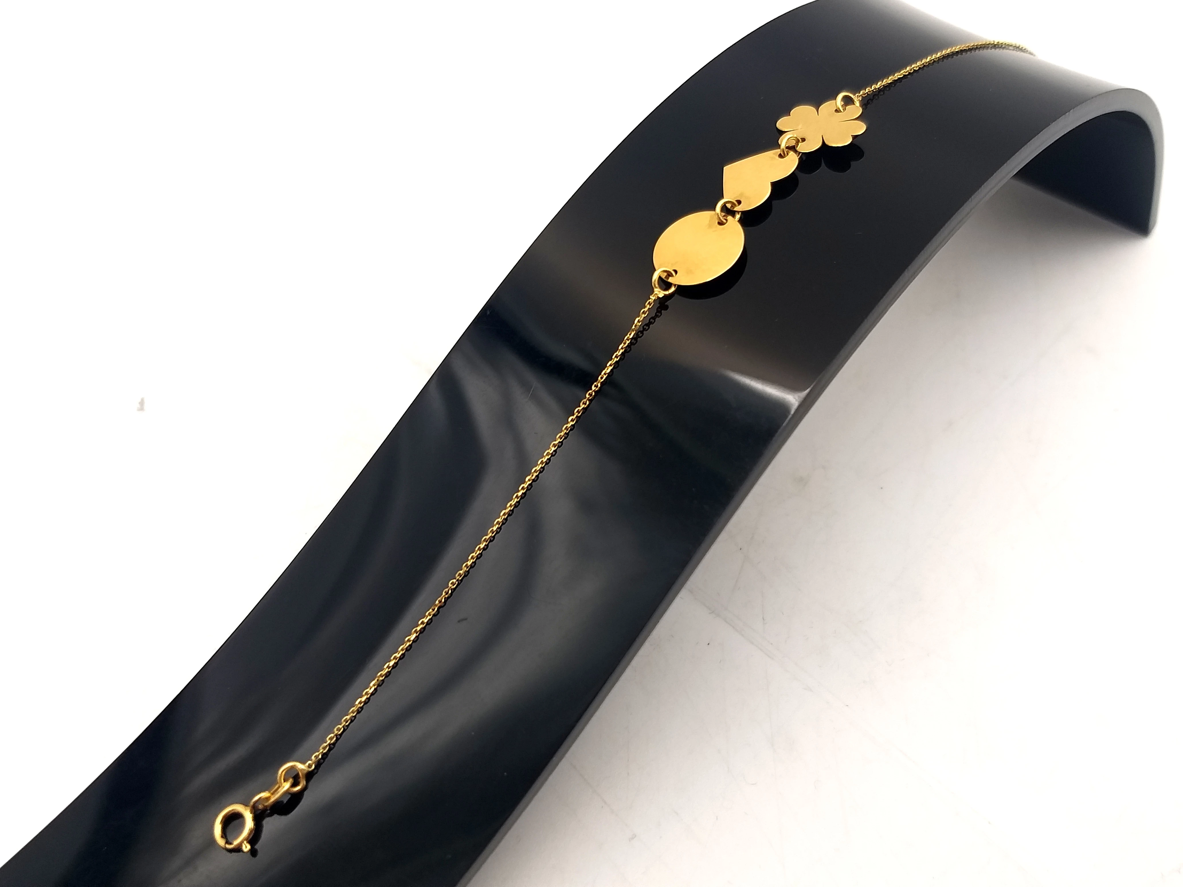 nowa-zlota-bransoletka-serce-kolo-585-122-g-19-cm-stan-11323-1