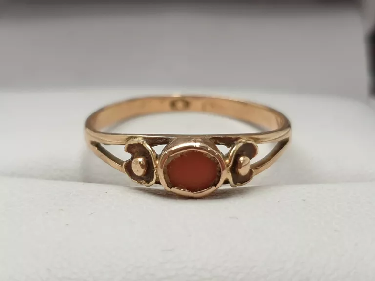 zloty-pierscionek-z-koralem-pr585-w148g-r14-wroclawska-6-opole-sj