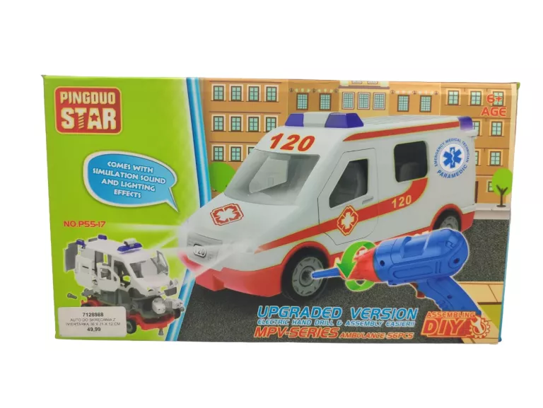 AUTO DO SKRĘCANIA Z WKRĘTARKĄ PINGDUO STAR