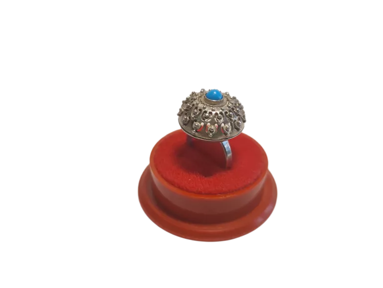 stary-srebrny-pierscionek-warmet-jezyk-z-turkusem-lwowska-2-wadowice