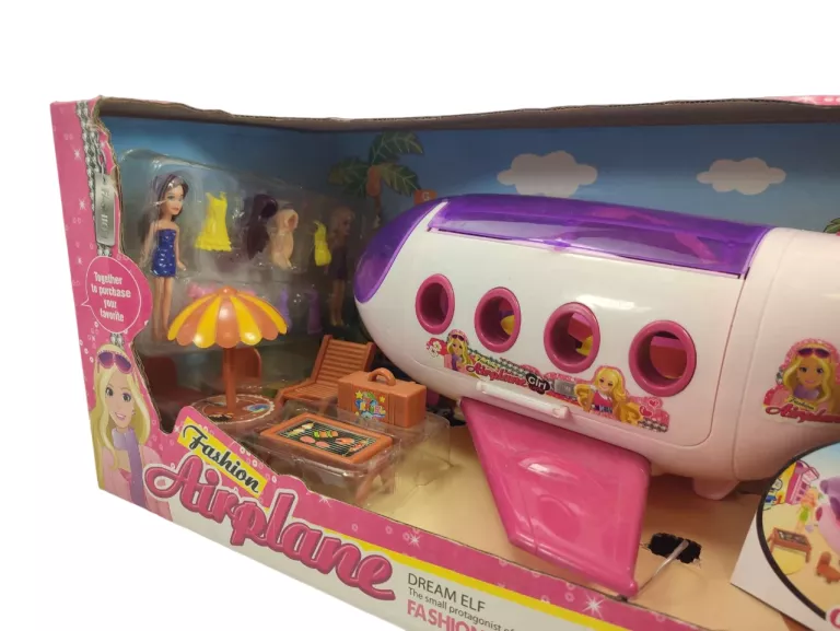 SAMOLOT Z LALKAMI DO PRZEBIERANIA FASHION AIRPLANE