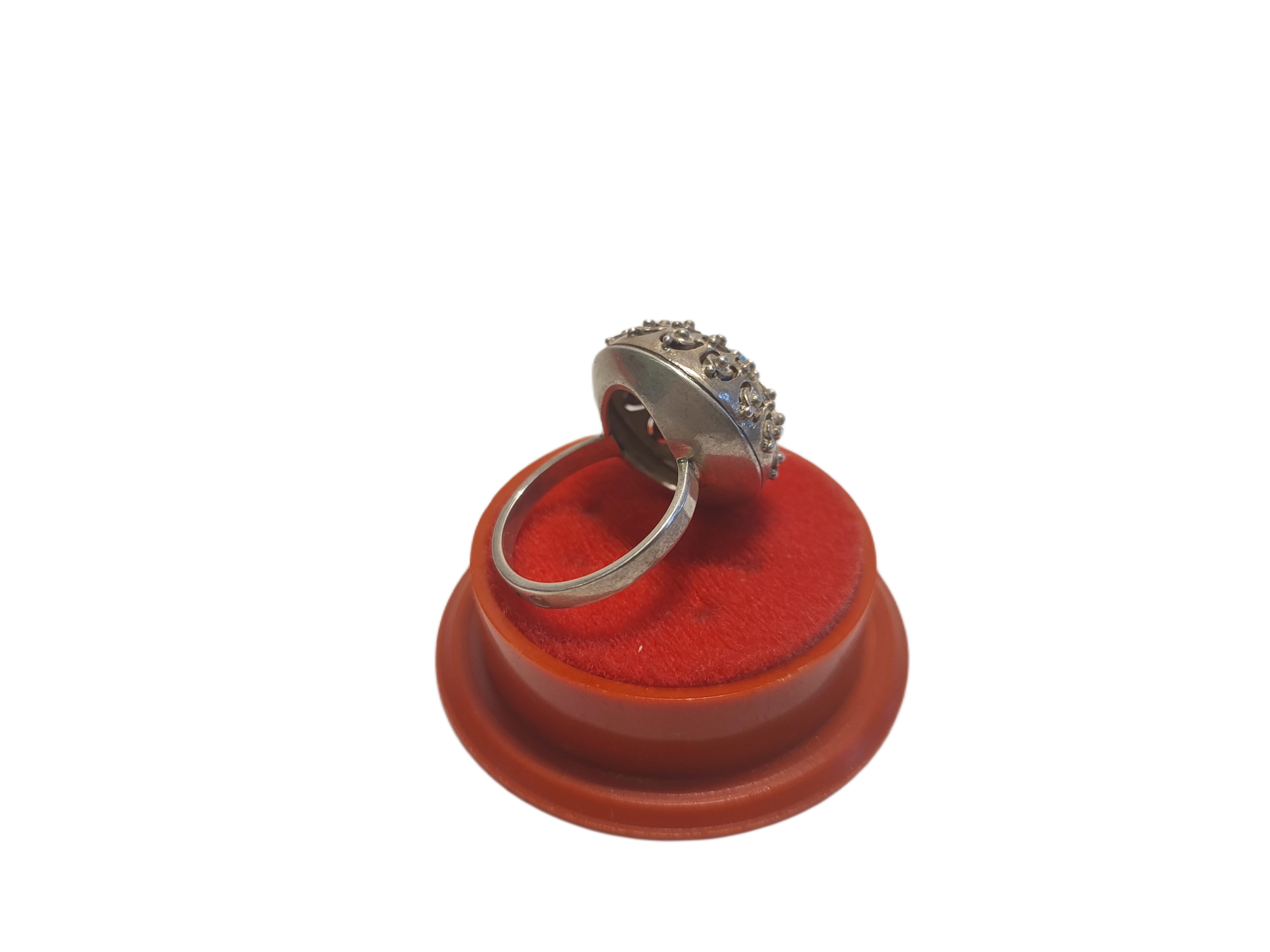 stary-srebrny-pierscionek-warmet-jezyk-z-turkusem-product-id