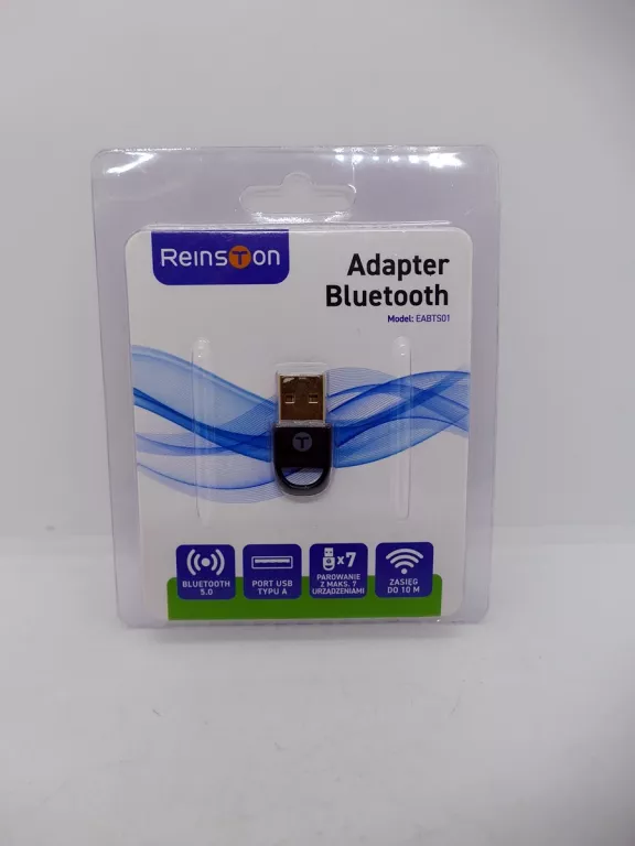 ADAPTER BLUETOOTH ZE ZŁĄCZEM USB REINSTON EABTS01