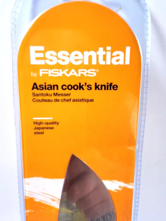 NÓŻ FISKARS ESSENTIAL ASIAN COOK'S KNIFE 18