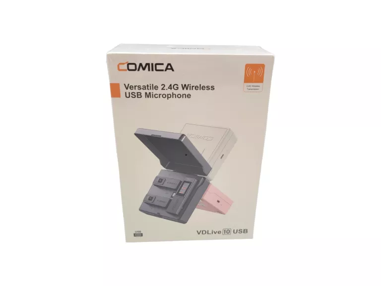 DWUKANAŁOWY MIKROFON 2,4GHZ USB COMICA VDLIVE 10 USB