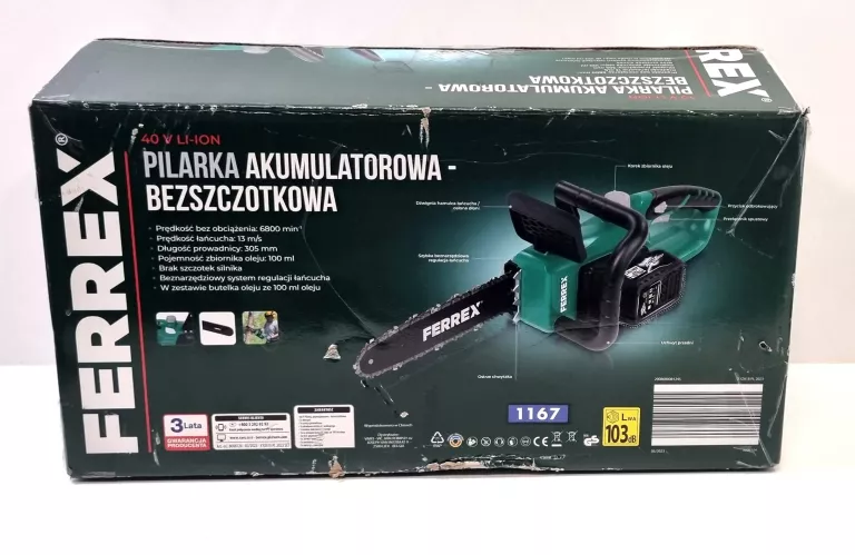 PILARKA AKUMULATOROWA FERREX 40 V