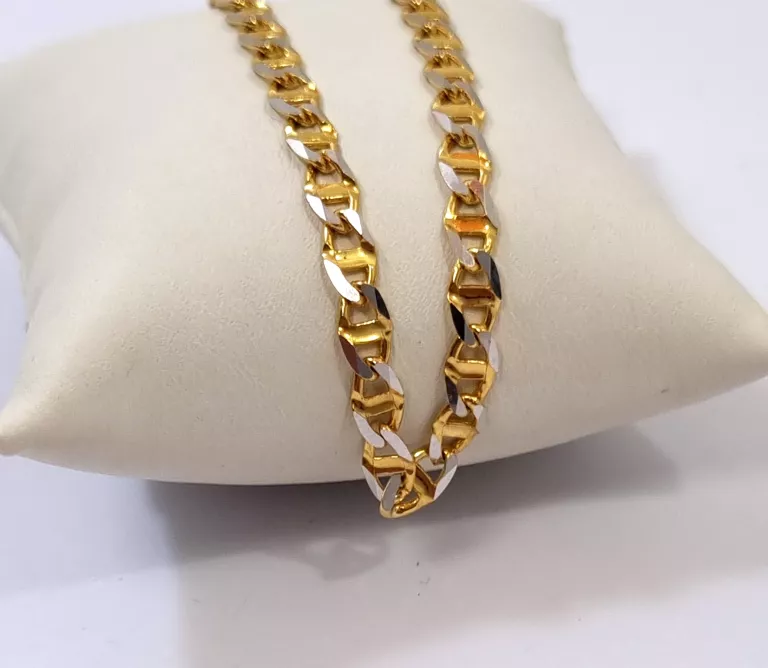 MASYWNY ZŁOTY ŁAŃCUSZEK SPLOT GUCCI 13,47 GR 585