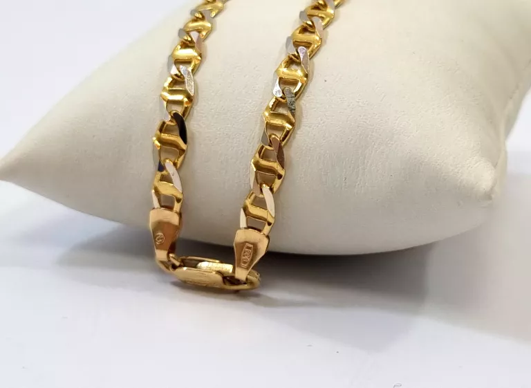 MASYWNY ZŁOTY ŁAŃCUSZEK SPLOT GUCCI 13,47 GR 585