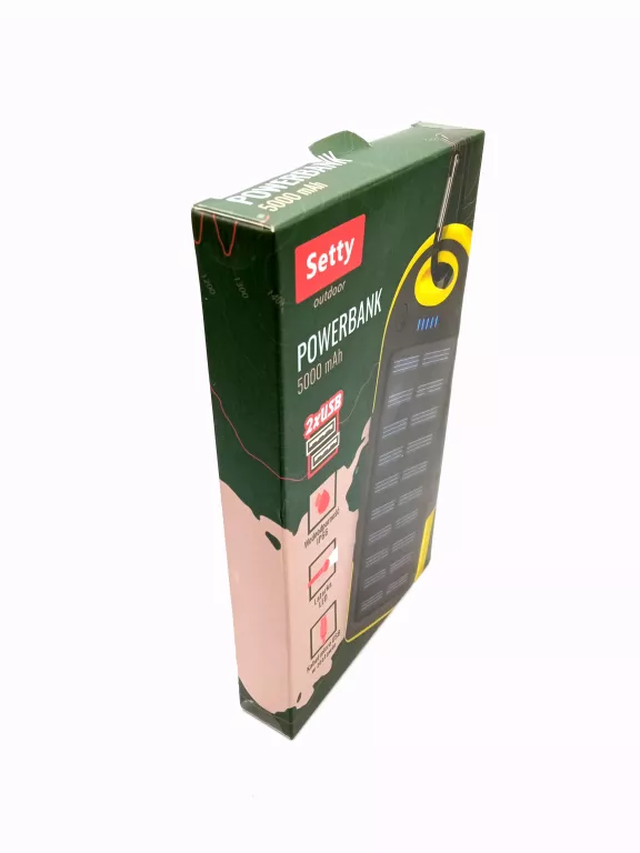 POWERBANK SETTY OUTDOOR 5000MAH KPL