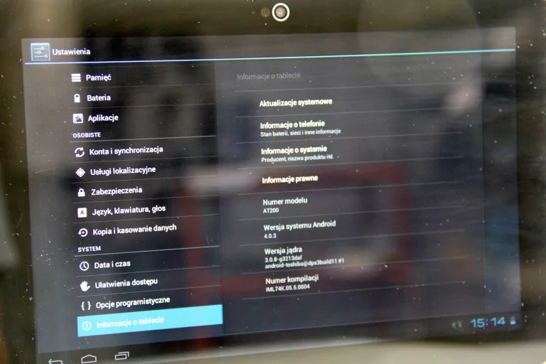 TABLET TOSHIBA AT200