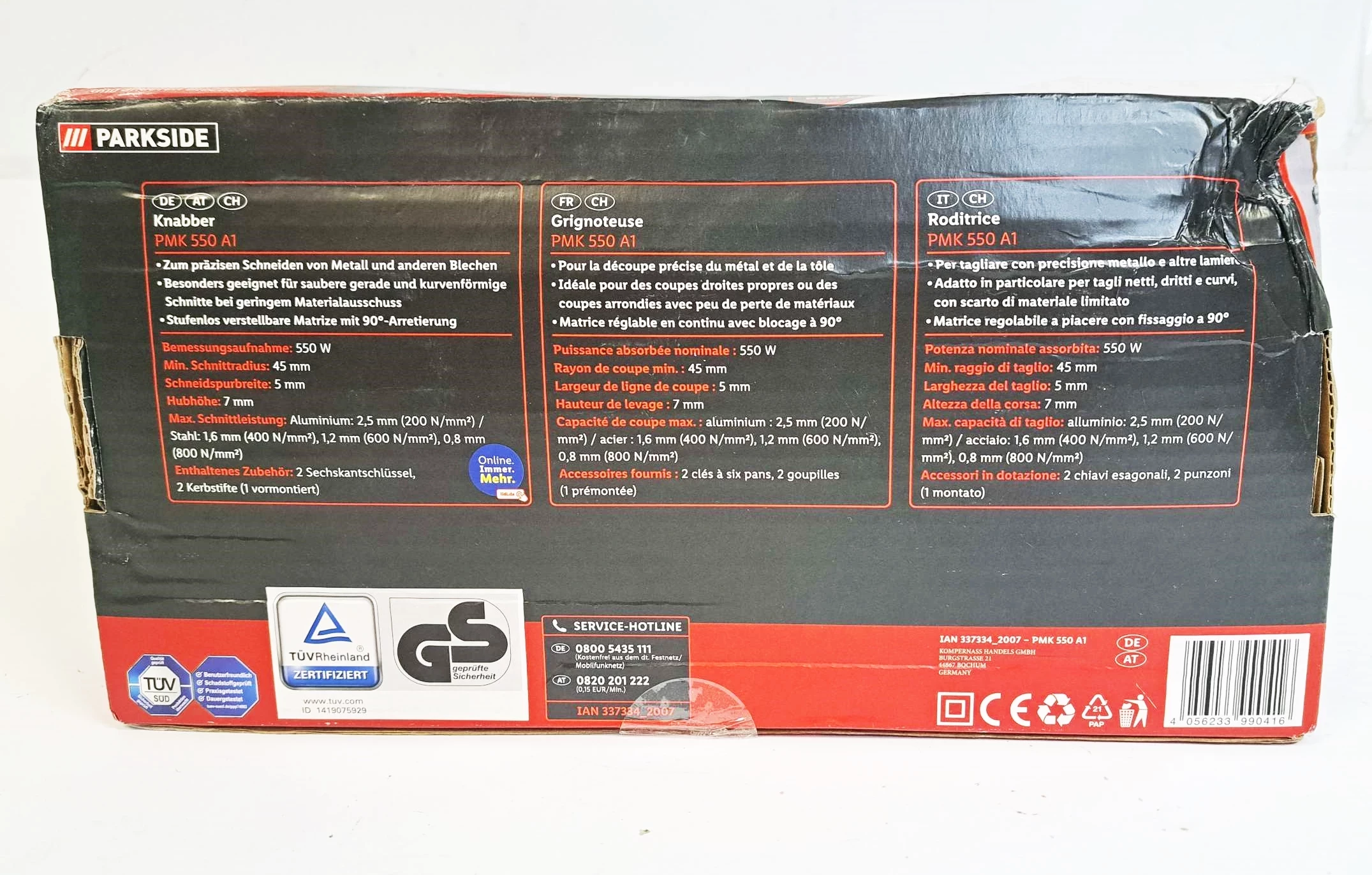 nozyce-do-blachy-parkside-pmk-550-a1-ean-gtin-4056233990416