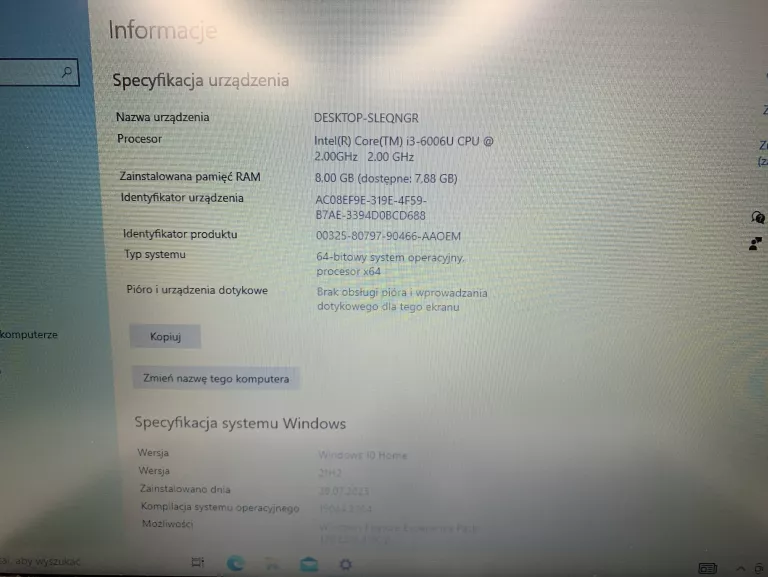LAPTOP ACER ASPIRE E 15 E5-575G-30L8
