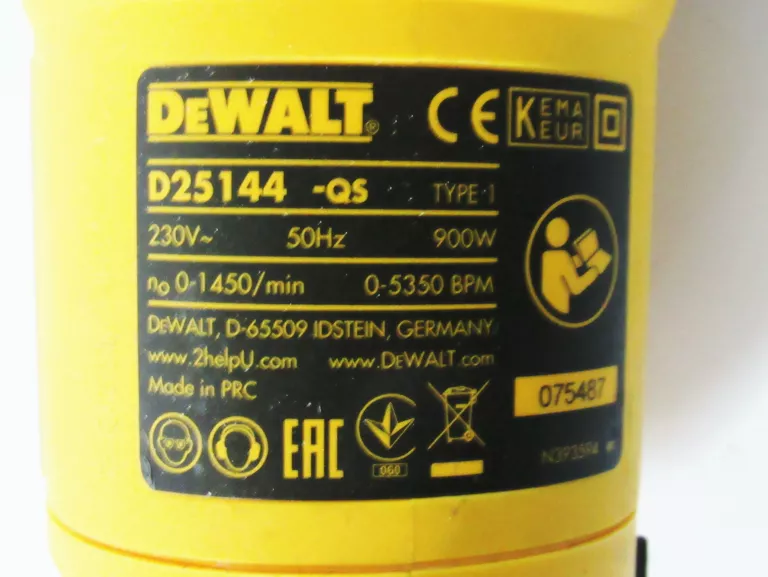 MŁOTOWIERTARKA DEWALT D25144 QS WALIZKA