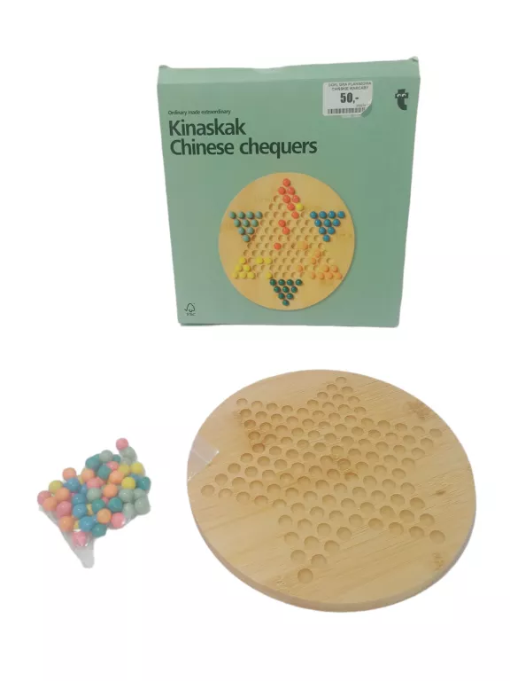 KINASKAK CHIŃSKIE WARCABY PLANSZÓWKA DREWNO