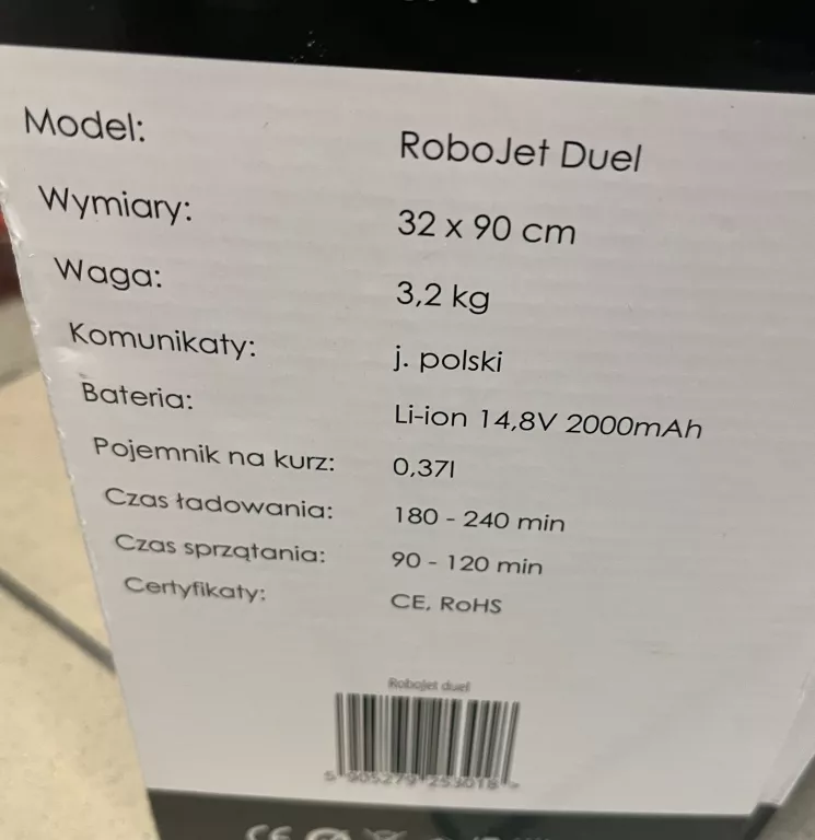 ROBOT SPRZATAJACY ROBOJET DUEL