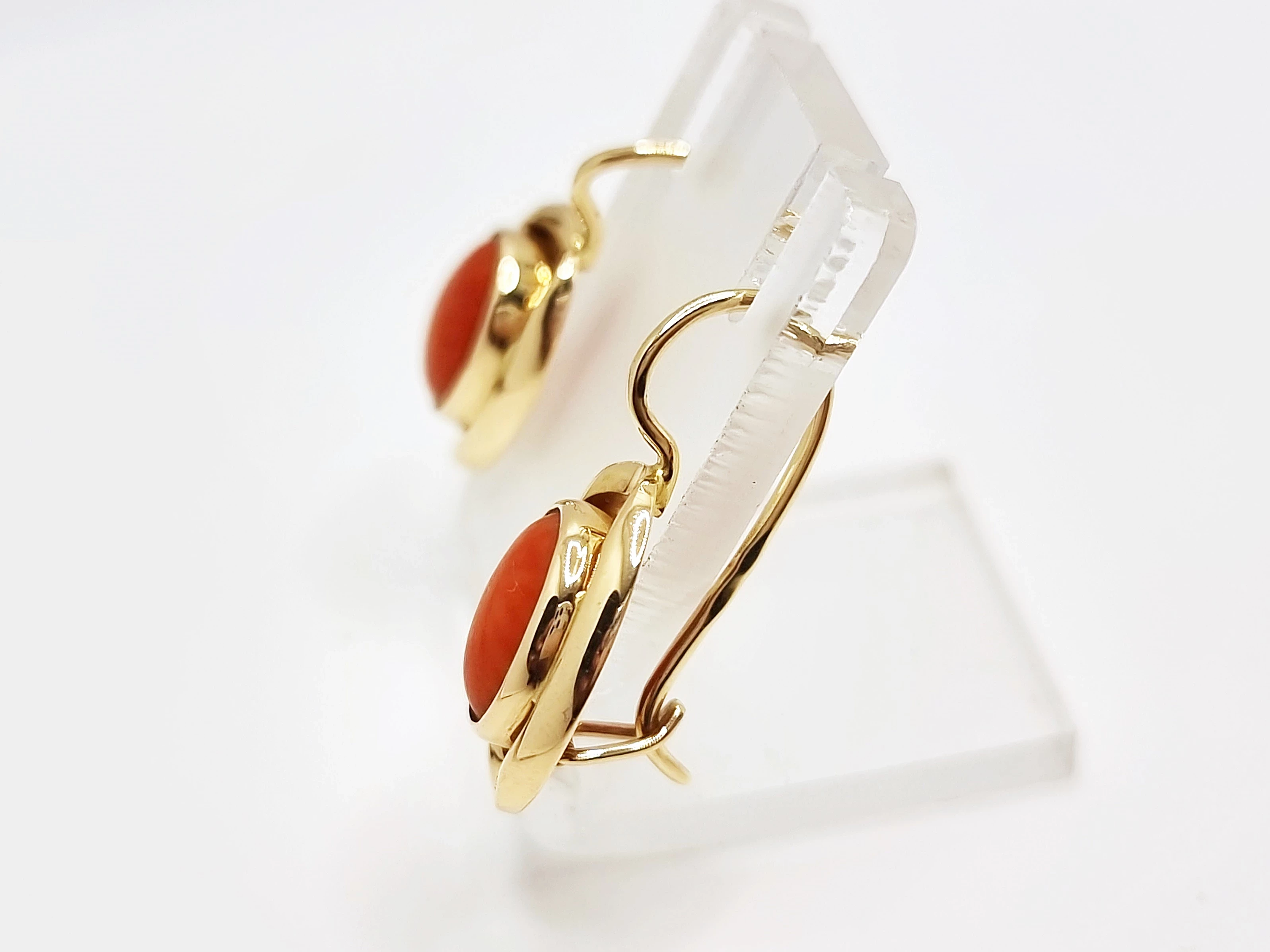 wiszace-zlote-kolczyki-z-koralem-585-14k-437g-rodzaj-wyrob-jubilerski