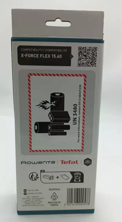 BATERIA DO TEFAL X-FORCE FLEX 15.60 32.4V KOMPLET