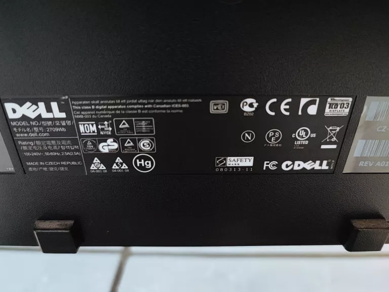 MONITOR DELL 2709WB 27"
