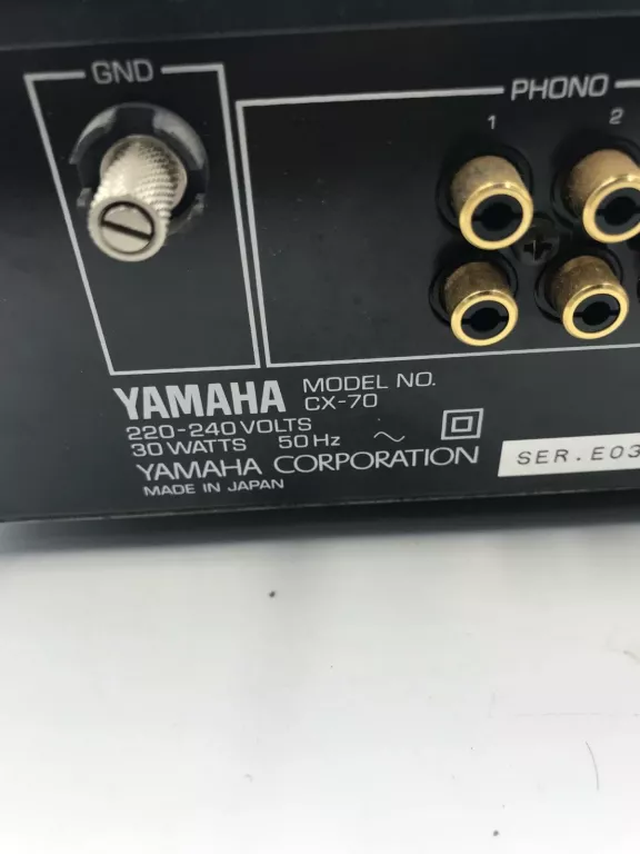 PRZEDWZMACNIACZ YAMAHA CX-70 + OKABLOWANIE
