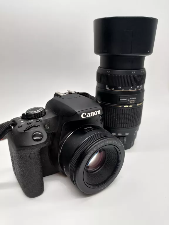 APARAT CANON EOS 800D TAMRON 70-300 CANON 50MM