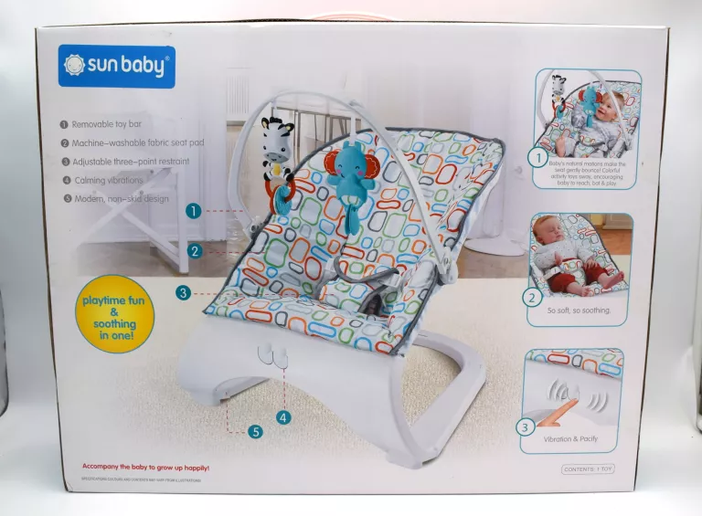 SUN BABY LEŻACZEK KOLOROWE KSZTAŁTY 88931