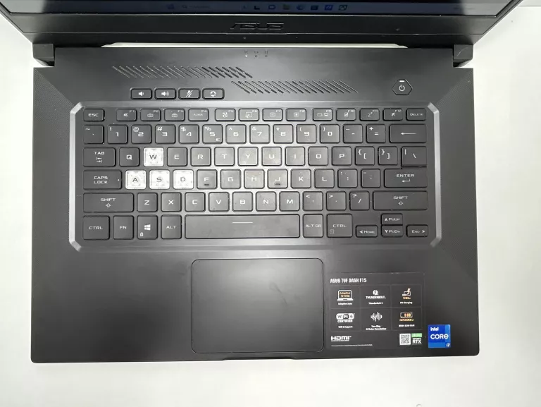 ASUS TUF DASH F15 I7-11370H 16GB RTX 3060 512GB