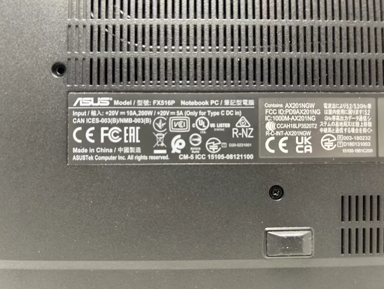 ASUS TUF DASH F15 I7-11370H 16GB RTX 3060 512GB