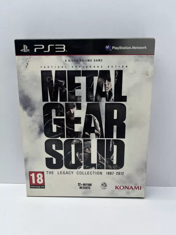 PS3 METAL GEAR SOLID THE LEGACY COLLECTION