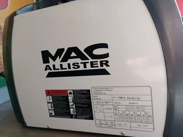 SPAWARKA MAC ALLISTER MIG/MSMW180A