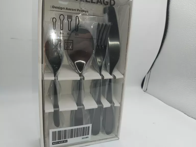 komplet-tillagd-sztuccow-24-sztuki-czarne-ikea-kod-producenta-80474453