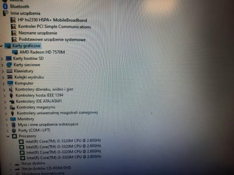 LAPTOP HP PROBOOK 6570B I5 4 GB RAM