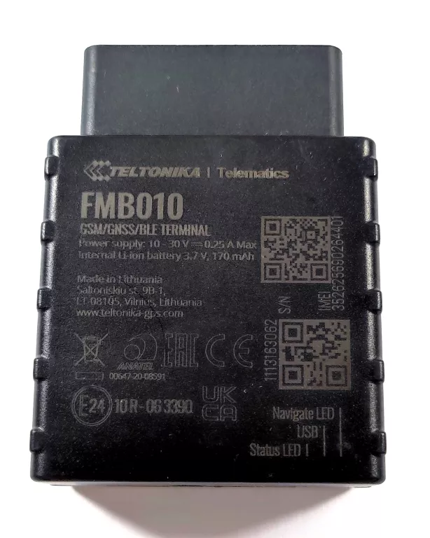 LOKALIZATOR GPS TELTONIKA FMB010 DO SAMOCHODÓW