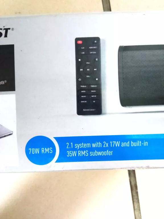 SOUNDBAR SILVERCREST SSB 70 D1 + OK