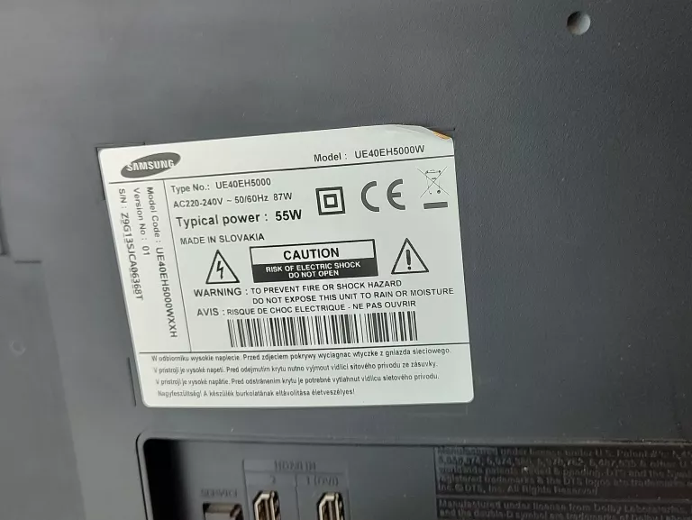 TELEWIZOR SAMSUNG UE40EH5300 + PILOT