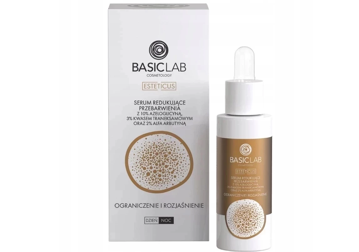 BASICLAB SERUM REDUKUJĄCE PRZEBARWIENIA 30ML Serum Loombard.pl