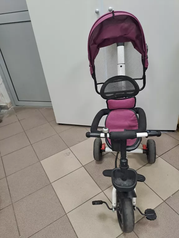 ROWER DLA DZIECKA 3 KOŁOWY FIOLETOWY
