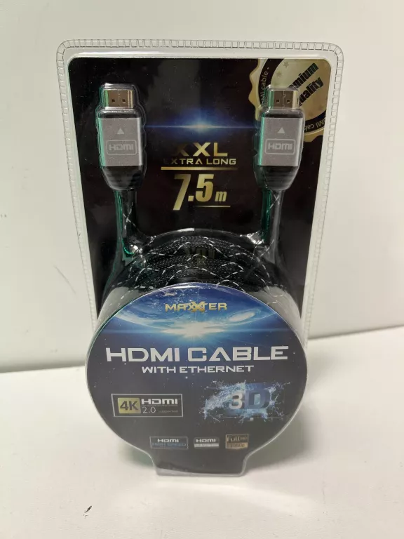 KABEL HDMI 7,5M MAXXTER