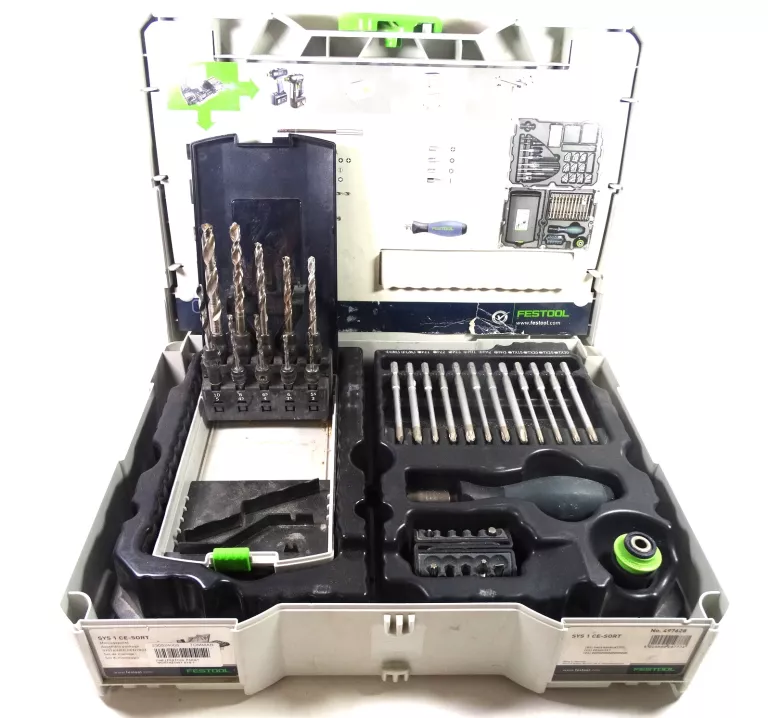 FESTOOL PAKIET MONTAŻOWY SYS 1 CE-SORT+WALIZKA