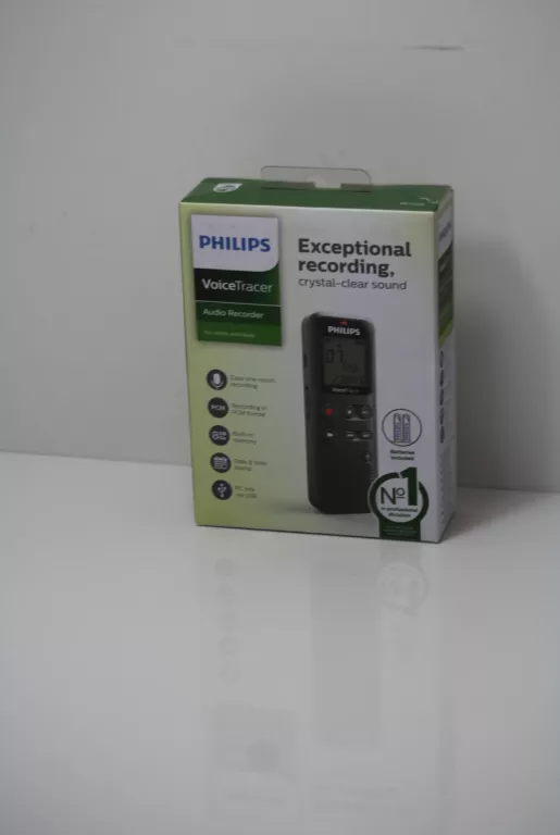 DYKTAFON PHILIPS VOICE TRACER DVT1120 KOMPLET