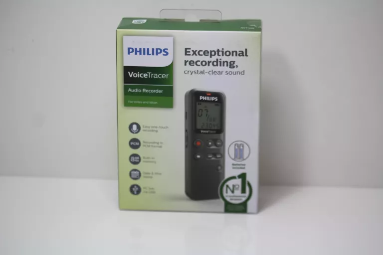 DYKTAFON PHILIPS VOICE TRACER DVT1120 KOMPLET